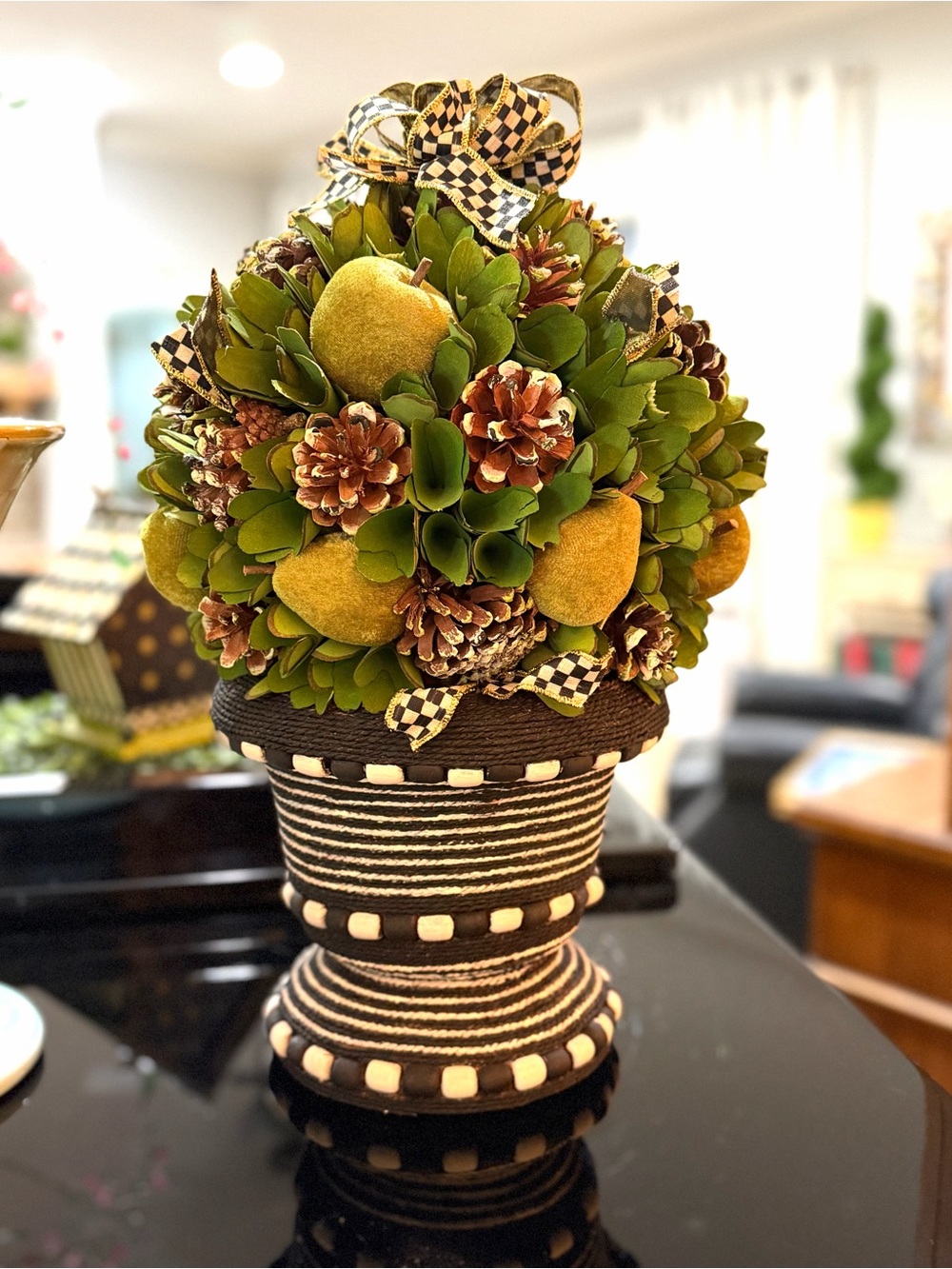 Large arrangement Mackenzie Childs style